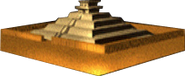 The miniature version of the temple as seen in the fourth disc of the International version.