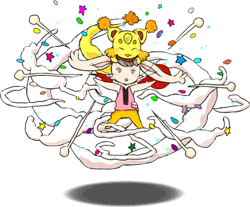 Moogle & Carbuncle.