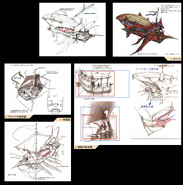 Concept art from The Art of Final Fantasy IX book.