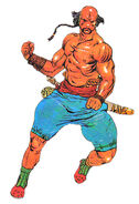 Nintendo Power artwork of Yang by Katsuya Terada.