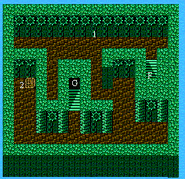 The sixth floor of the Tower of Owen (NES).