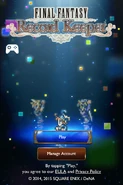 FFRK 1st Anniversary Part 1 Title Screen
