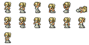 Set of Lunafreya's sprites.