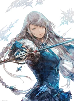 game mtg final fantasy Jill, Shiva's Dominant // Shiva, Warden of Ice [FINAL FANTASY] main image 1