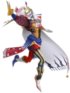 Изображение второго наряда Кефки из Dissidia Final Fantasy, основанное на его изображении в стиле чиби.