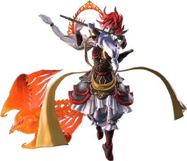 Suzaku from Final Fantasy XIV render