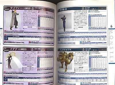 Sample page from the Monster chapter.