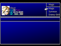 FFVII Magic Menu 1