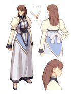 Artwork of Verena from Final Fantasy XI.