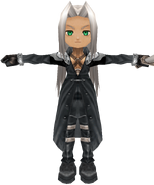 Sephiroth render.