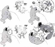 Battle system visual concept.