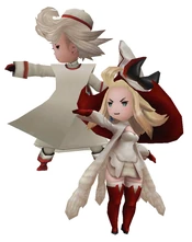 White Mages from Bravely Default.