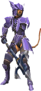 A Mithra Dragoon wearing Artifact Armor.