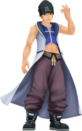 Seifer render in Kingdom Hearts II.