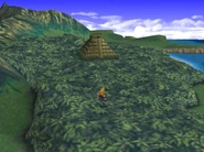 The woodlands and the intact temple on the World Map.