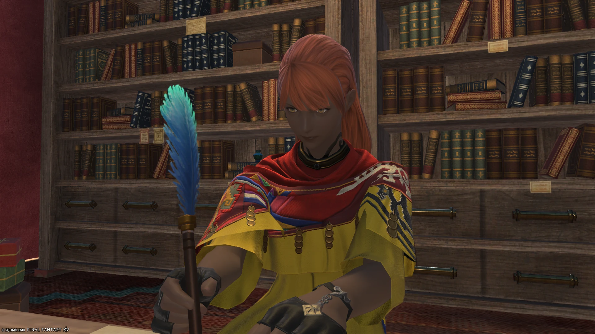 Pameka writing from FFXIV