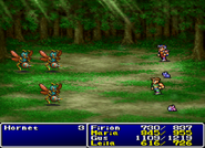 Maria and Leila as toads in Final Fantasy II (PS).