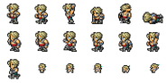 Set of Vaan's sprites.