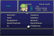 FFVI GBA Tonberries Rage on Menu