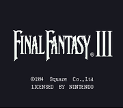 FFVI SNES Title Screen