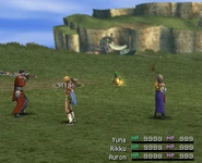 FFX Rikku Self Attack.png (392 KB) Rikku attacking herself in Final Fantasy X.