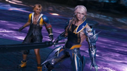 Tidus and Wol from Mobius FF