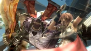 FFXIII-Lightning Behemoth.jpg (148 KB) Lightning fights a Behemoth King in Eden.