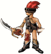 Artwork of Blank from Final Fantasy IX.