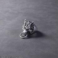 Cloudy Wolf Ring