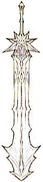 Artwork of Chaos's sword.