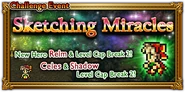 Global event banner for "Sketching Miracles".