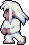 Animated sprite of Umaro casting a spell (unused) (Mobile/PC).
