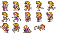 Final Fantasy IV battle sprite (PSP).