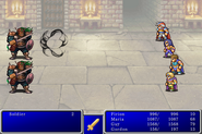 Stun cast on all enemies in Final Fantasy II (iOS).