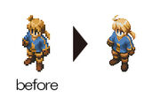 FFT Sprite Upgrade Comparison