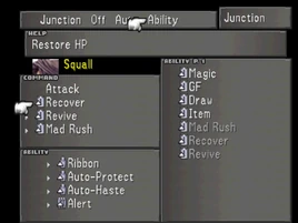 FFVIII Junction Menu 4