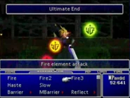 Клауд призывает Рыцарей Круга в Final Fantasy VII.