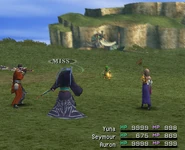 FFX Seymour Self Attack.png (392 KB) Seymour attacking himself in Final Fantasy X.
