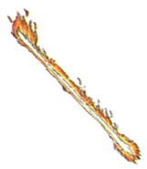 Concept art of Fire Arrow from Final Fantasy III.