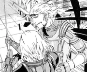 Сражение Габранта и Баша в манге по Final Fantasy XII.