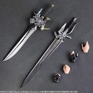 Sword of the Father is one of the weapons for Noctis's Play Arts Kai.