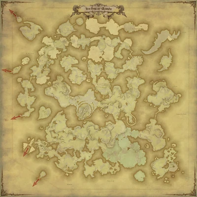 Sea of Clouds map from FFXIV