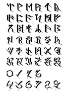 Terran Script FFIX Art.jpg (115 KB) Concept artwork of Terra's script.