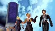 Dissidia Cloud Squall Tidus