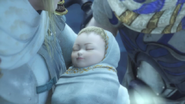 An FMV featuring Ceodore during his infancy from Final Fantasy IV Complete Collection.