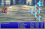 Shell cast on the party in Final Fantasy (GBA).