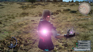 Ignis uses Power Ex in FFXV