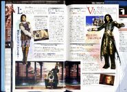 Vayne's Ultimania page, sharing the spread with Larsa