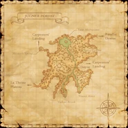 A map of Jugner Forest.