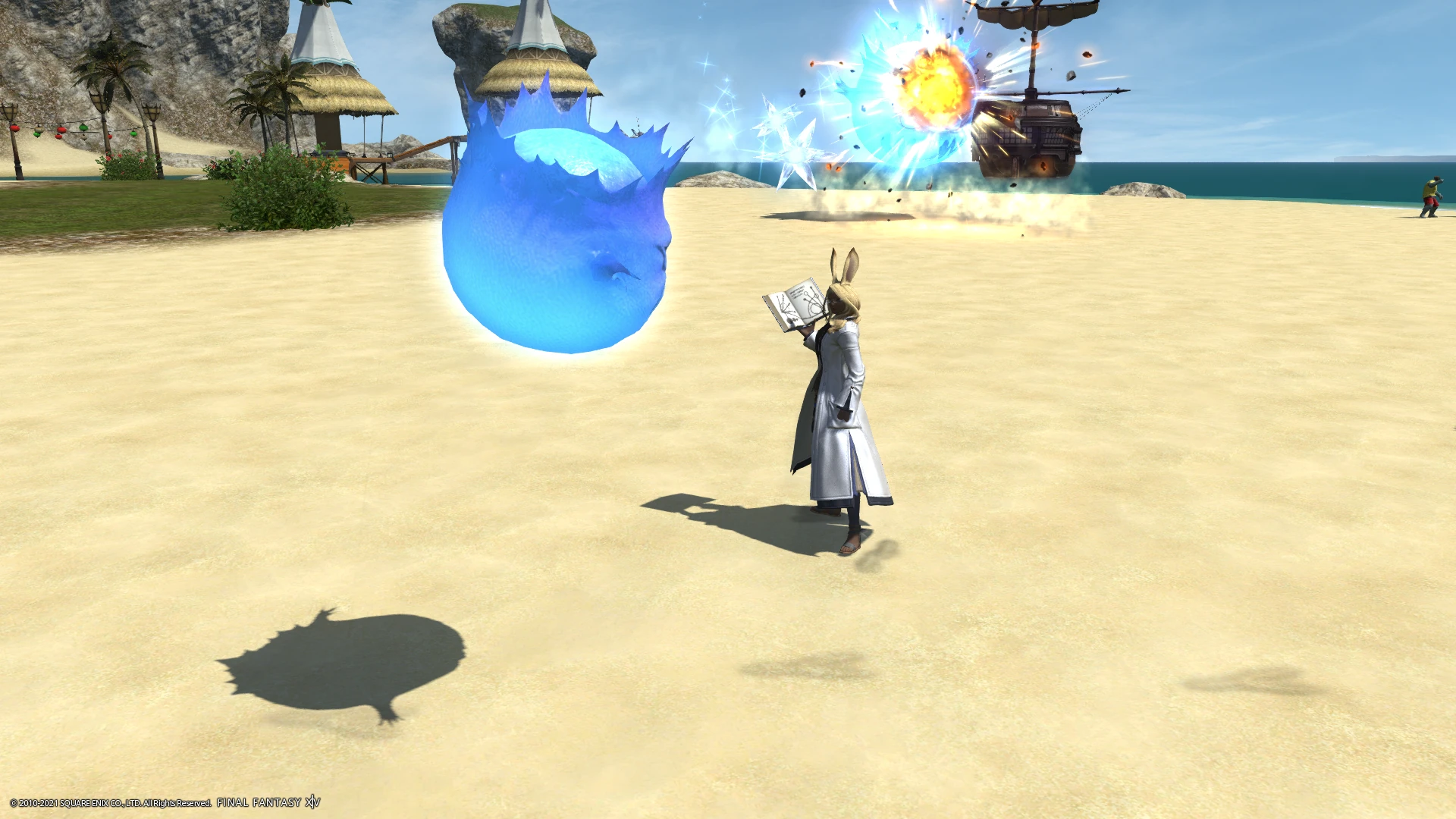 Thracie from FFXIV battle